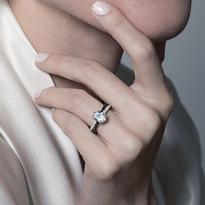 Galaxy Star Engagement Rings Made For Ultimate Star Wars™ Fans