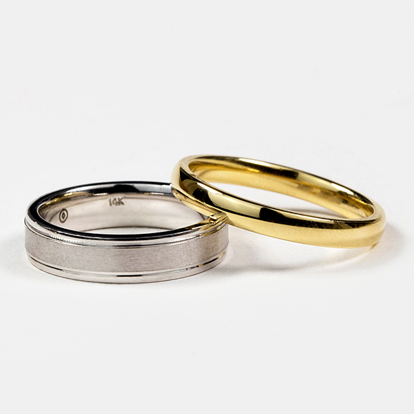 Plain Metal Wedding Bands