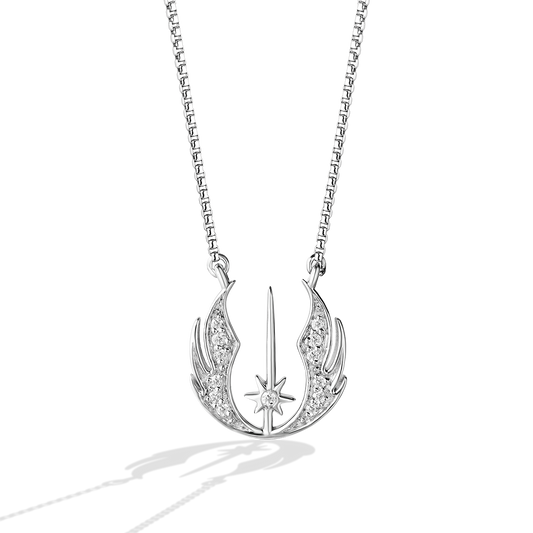 Women's Pendant with 1/10 CT.TW. Diamonds set in Sterling Silver