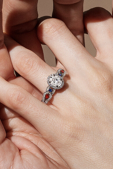 Infinity Star Lab Grown Diamond Engagement Rings Made For Ultimate Marvel Fans