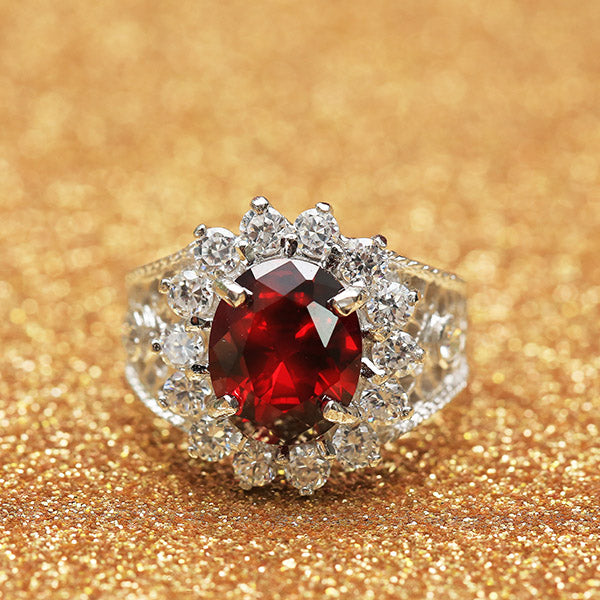 5 ruby rings