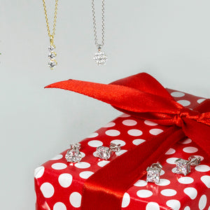 Affordable holiday jewelry: earrings and necklaces