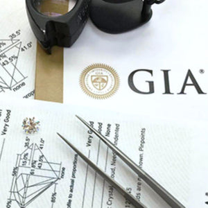 gia documents of diamond certification