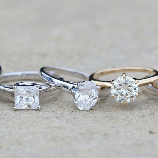 five hypoallergenic rings