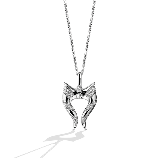 Women's Pendant with 1/6 CT.TW. Diamonds set in Sterling Silver