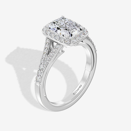 Women's Engagement Ring with Lab Grown Diamonds in 14K Gold