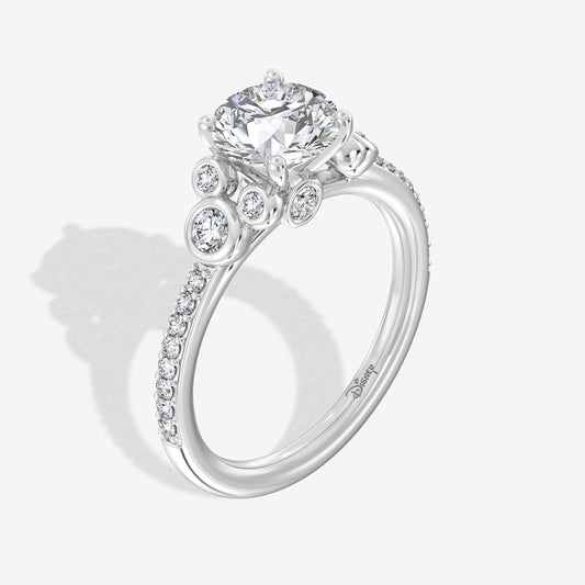 Women's Engagement Ring with Lab Grown Diamonds in 14K Gold