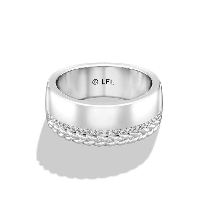 Star Wars™ Princess Leia Diamonds Women's Ring in Sterling Silver 1/10 CTTW View 1